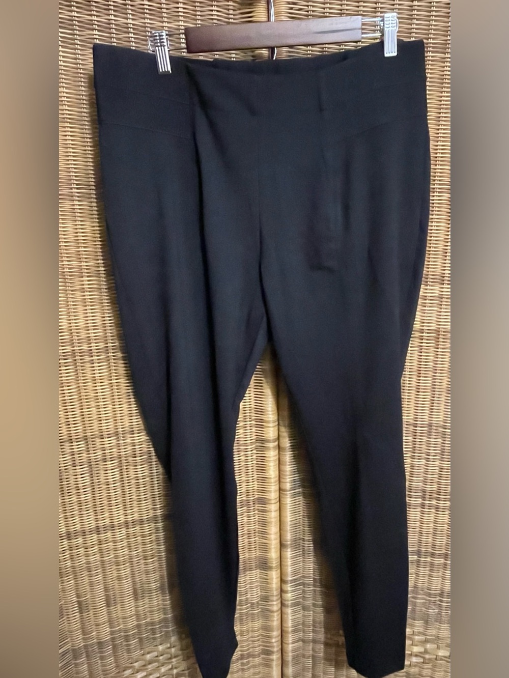 Lane Bryant Comfort Waist Black Pull On Pants Women's Plus Size 18 NWT